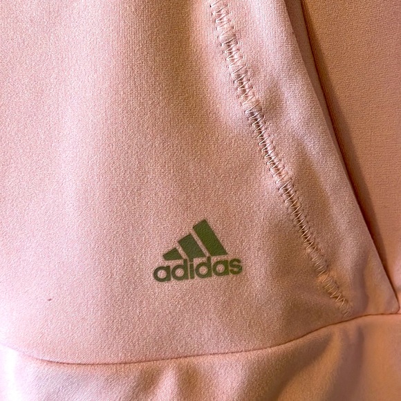 ADIDAS NWOT CLIMA 365 PINK ZIPUP JACKET AND MATCHING TEE SET SIZE MEDIUM - Picture 8 of 14